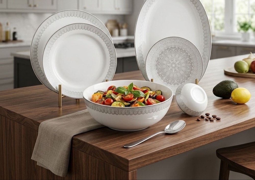 ارکوپال پارمیس طوسی لب طلا۲۶ پارچه